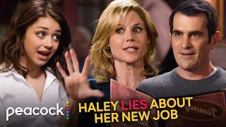 Modern Family | Haley Tricks Claire and Phil Into Thinking She Has a Job