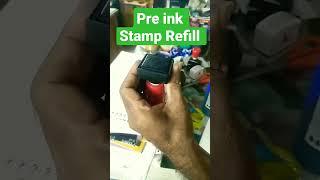 Self ink Stamp Refill | #selfinkstamp #stamps #viralshorts