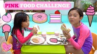 Eating Only Pink Food for 24 Hours Challenge