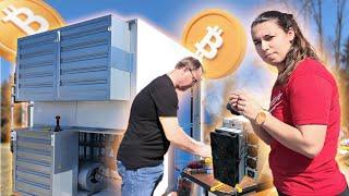 Repairing and Upgrading a Bitcoin Mining Container