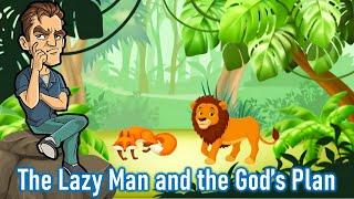 English Story The Lazy Man and the God’s Plan | Learn English through story | Practice English