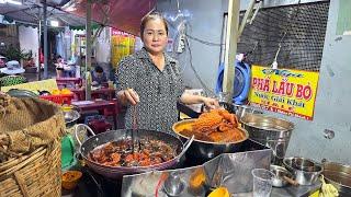 Bà trùm da beo Sài Gòn nấu nồi phá lấu bắt mắt, phèo non dài 3 mét, lá mía thơm nứt mũi
