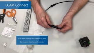 Tool Less Mechanical Fiber Connector Termination | Corning ECAM Connect Kit Installation