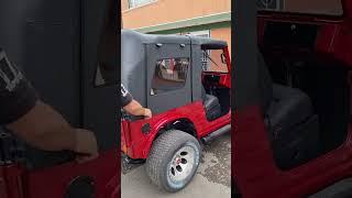 como queda suzuki LJ con sillas estilo sky fabricadas en T7A piso carpa cinturones barra antivuelco