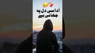 Udasi Dil Pay Chai Hai  #shorts #shortvideo #emotional #ghazal