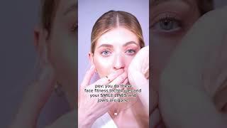 How to eliminate Smile Lines and Jowls | Face Fitness, Facial Fitness, Facial Yoga