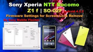 Sony Xperia Z1f (SO-02F) Screen Lock Remove | All Sony FTF File how to make | Shakeel File