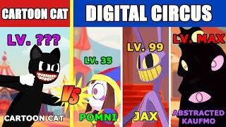 Cartoon Cat vs ALL Digital Circus Level Challenge Rampage | Monster Animation