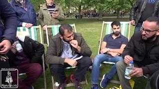 Curse Abu Bakr & Umar! | | #SpeakersCorner I #HydePark @MrAdnanRashid