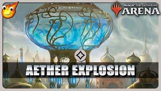 Aetherflux Reservoir combo TOO JANK!? | Budget Historic MTG Arena