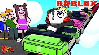 TROLLING IN ROBLOX EXTREME CART LINE!!!
