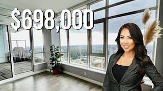 Look Inside this $698,000 1 Bedroom Condo Steps from Metrotown | Denise Mai PREC*