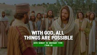 WITH GOD, ALL THINGS ARE POSSIBLE