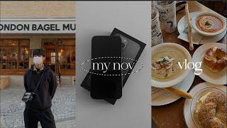 Eng 11월 VLOG. 빚 다 갚은 날  아이폰 13프로 언박싱 후기, 핫플 런던 베이글 뮤지엄, 러쉬 홀리데이 My November Ordinary Life