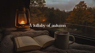 Romanticize reading autumn books while it's raining with autumn playlist (study/read/write music)