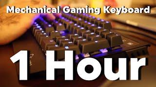 1 Hour Typing - Cherry MX Blue Switch Sound ASMR Mechanical Keyboard