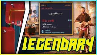 Legendary "SOR-22" Power Precision Rifle | Shop Location Guide - Cyberpunk 2077