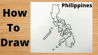 Drawing Philippines Map - Hidden Trick