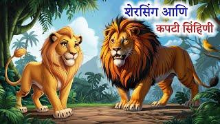 शेरसिंग आणि कपटी सिंहिणी | Marathi goshti | Marathi Story | Marathi kahani |