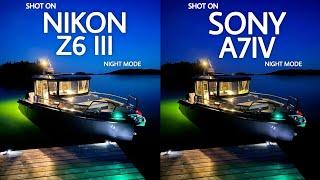 Nikon Z6 III VS Sony A7IV Night Mode Camera Test