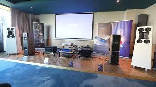 BUDAPEST HIFI SHOW 2024 - ADM AUDIO (BLACK TEREM) - Prototype Loudspeaker System (White)