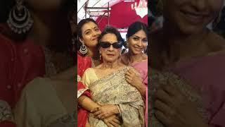 Kajol with Mother Tanuja Father Somu Mukherjee & Sister Tanisha #shorts #ytshorts #kajol #family