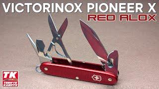 Victorinox Pioneer X Red Alox Swiss Army Pocket Knife