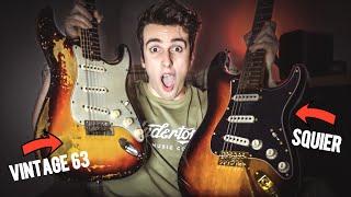 Vintage 1963 Strat vs Squier Strat! (SHOCKING)