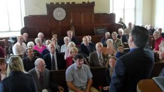 Preparing to take the Malham chapel 150 years old - photo