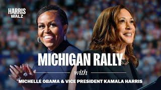 LIVE | MI Rally with Vice President Harris and Michelle Obama