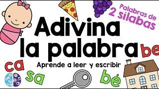 Adivina la palabra - Empieza con y termina con - Ejercicio para Aprender a leer y escribir - Minders