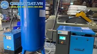 Máy nén khí trục vít biến tần 15kw siêu tiết kiệm - Lắp đặt hệ thống khí nén