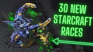 New Races Come to StarCraft 2? INSANE 5 Player FFA Match Featuring All New Factions!