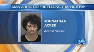 Man arrested for fleeing traffic stop in Goldsboro, NC