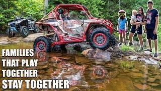 Training the Next Generation of Riders - Family SXS/ATV Ride at Minden Off-Road Park, Ontario Canada