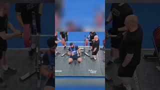 Britain's Ajay Sharma 995kg total405kg squat 232.5kg bench 357.5kg Deadlift easy 3rd place