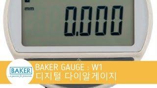 디지털 다이알게이지 W1 / 0.001mm,12.5mm (BAKER GAUGE,태창트레이딩)