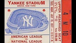 1977 MLB All Star Game NEW YORK Original NBC Broadcast