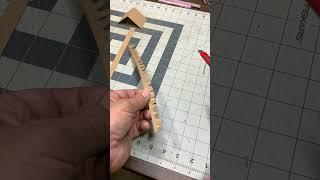 Wargame Terrain Chipboard Roofing Shingles Tutorial #shorts #diy #terrain #dungeonsanddragons