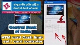 central bank of india virtual debit card | central bank of india card controls || Diljale  Bhai