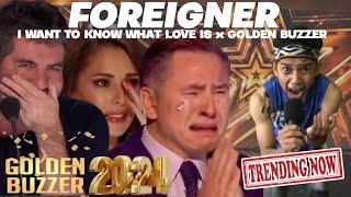 Golden Buzzer | Filipino singer makes all the judges cry with his amazing voice on Foreigner Song