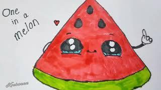 Watermelon  #drawingtutorial