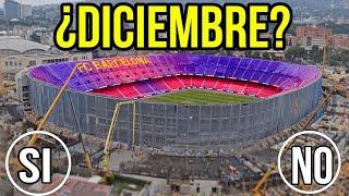 ¿Se llegara a jugar en Diciembre ?️ Evolucion de las Obras  Camp Nou