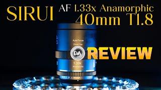 Sirui Autofocus 1.33x Anamorphic 40mm T1.8 Review | The Run and Gun King?