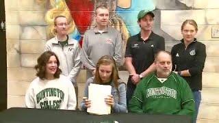 Meg McDonald full interview on signing with Huntington University for track and cross country on 2/1