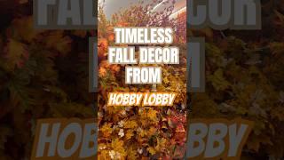 Hobby Lobby Fall Decor 2024 // Fall Shop With Me // Fall Decorating Ideas #SHORTS #fall #hobbylobby