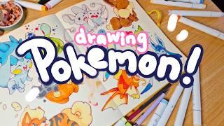 changing Pokémon designs?! || filling a sketchbook with pokemon