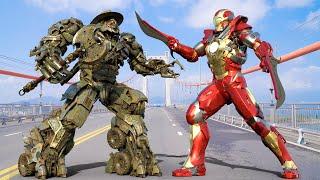 Transformers vs Avengers - Megatron vs Iron Man Rise of the Beasts | Universal Pictures [HD]