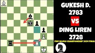 Ding Liren vs Gukesh Dommaraju  |  Fide World Championship 2024 (Final Rd 14)