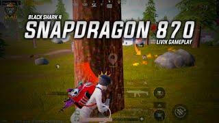 SNAPDRAGON 870 GAME TEST IN 2023 || BLACK SHARK 4 (90 FPS)   || LIVIK GAMEPLAY || PUBG MOBILE